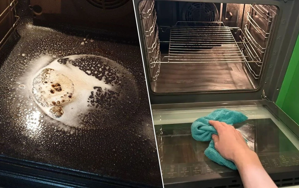 1 lžíce jedlé sody na litr vody: Horká pára z vaší trouby vyčistí připáleniny za 20 minut