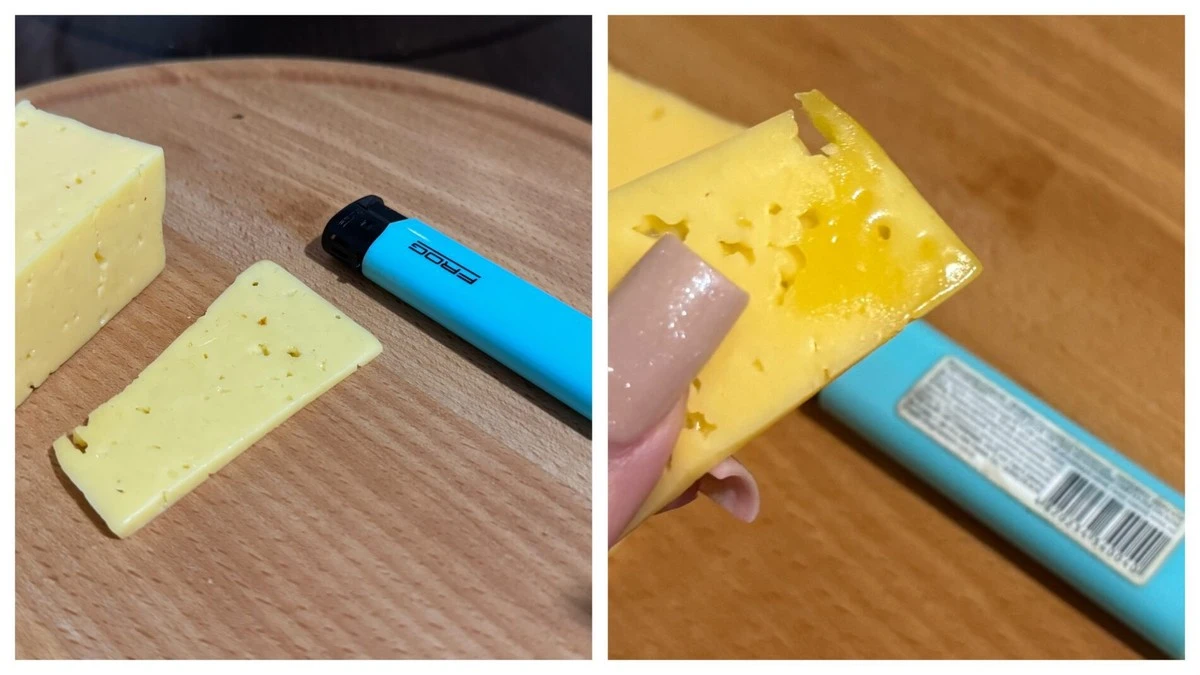 Jak odhalit padělek sýra: Test se zapalovačem ukáže pravdu