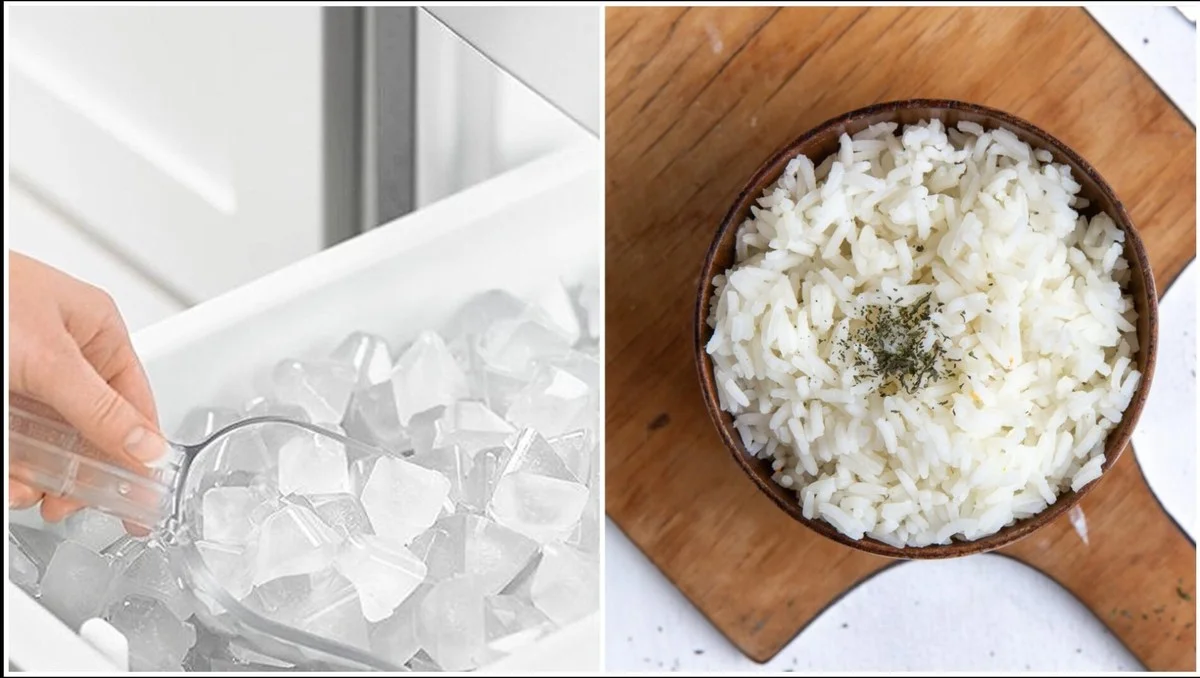 Tajemství šéfkuchařů: Jak kostka ledu ve vaší mikrovlnce promění včerejší rýži na čerstvou