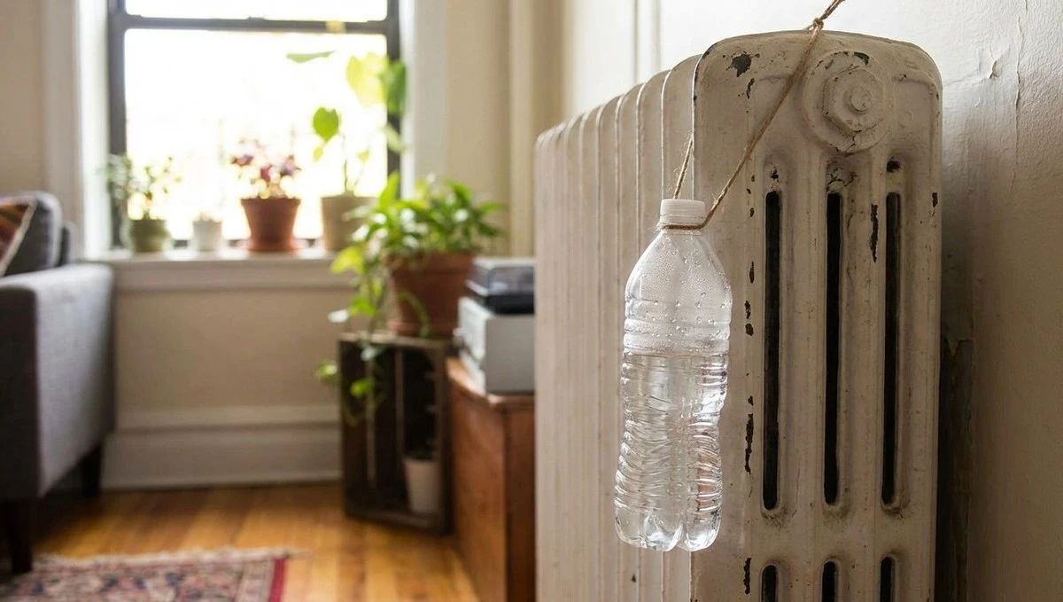 Vlhkost zpět: Jak s jedinou lahví na radiátoru vyřešit suchý vzduch