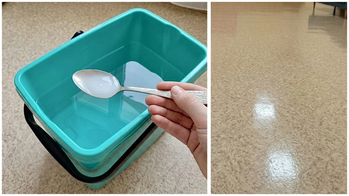 Skvělý trik našich babiček: Jedna lžička do mopu a prach zmizí na týden