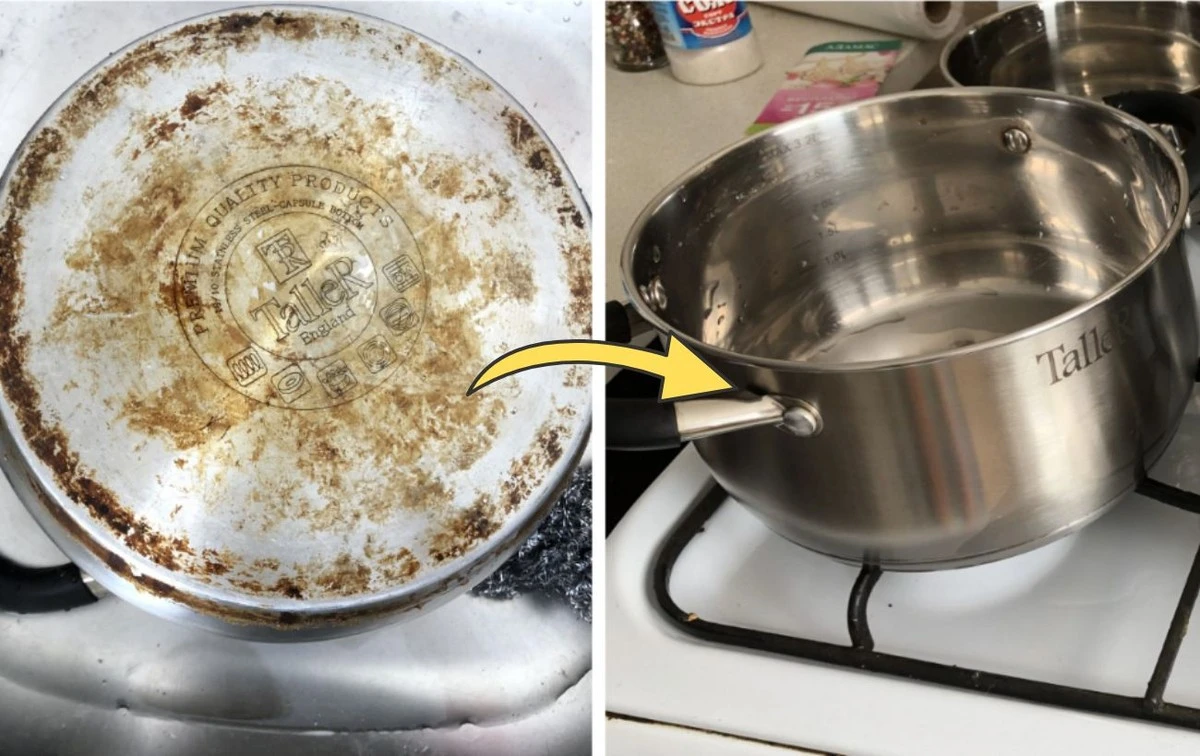 Jak vyčistit připálený hrnec: sůl a voda promění vaši kuchyni