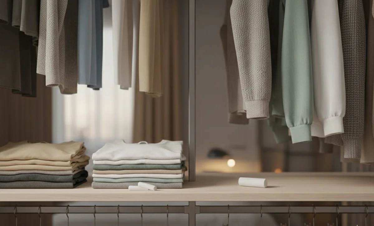 Proč zkušení Češi dávají na dno skříně malý sáček: Zbaví vás zatuchliny na celou zimu