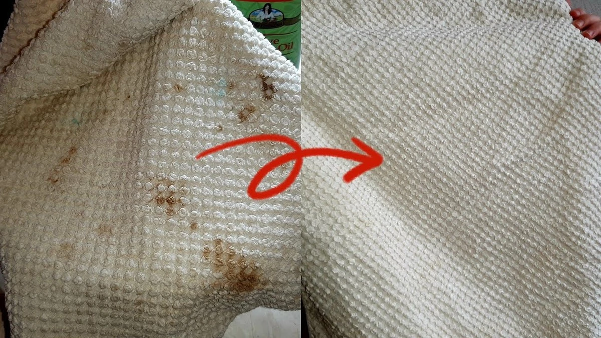 1 lžička škrobu vykouzlí ručníky bez mastných skvrn