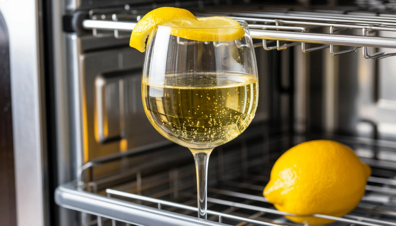 Citronová kůra v myčce místo aviváže – a sklo září jako nové