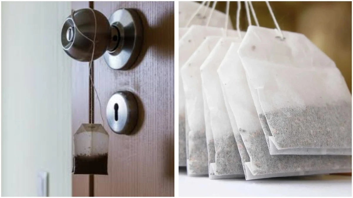 Proč zkušené hospodyně dávají čajové sáčky na kliky