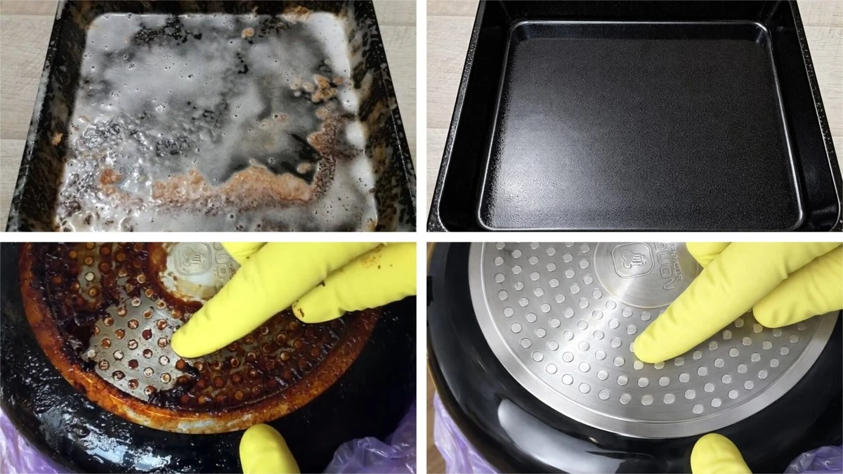 Staré pánve a plechy budou zářit: Smíchejte 1 lžíci s 2 běžnými přísadami