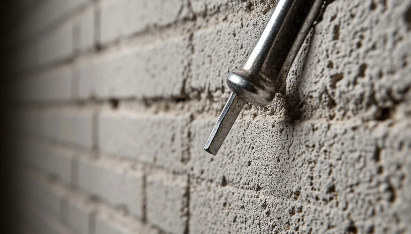 Truhlář upozorňuje: tento způsob zatloukání hřebíků poškozuje zeď tiše a neviditelně