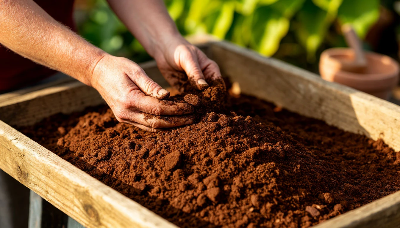 Konec s předraženými zahradními substráty z hobbymarketů: složení z kompostu a kávové sedliny je účinnější