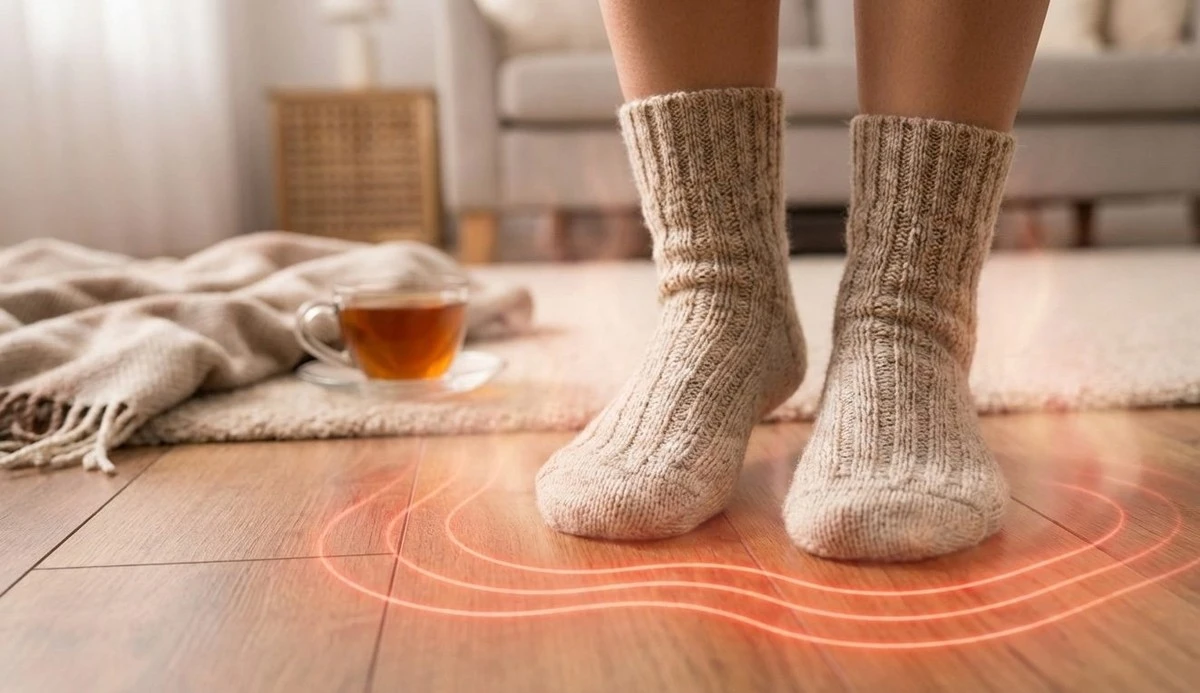 Ledová podlaha i s koberci? Jednoduchá věc v místnosti řeší problém: +3 stupně k teplotě