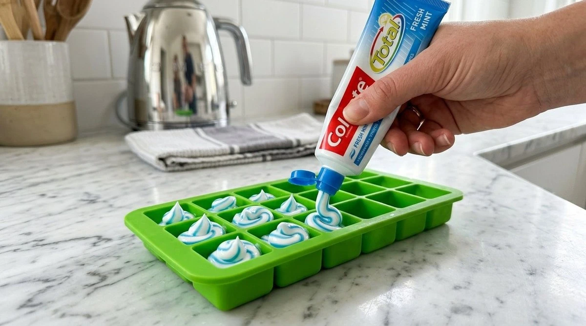Забудьте о запахах на кухне: зубная паста в морозилке – ваш новый секрет