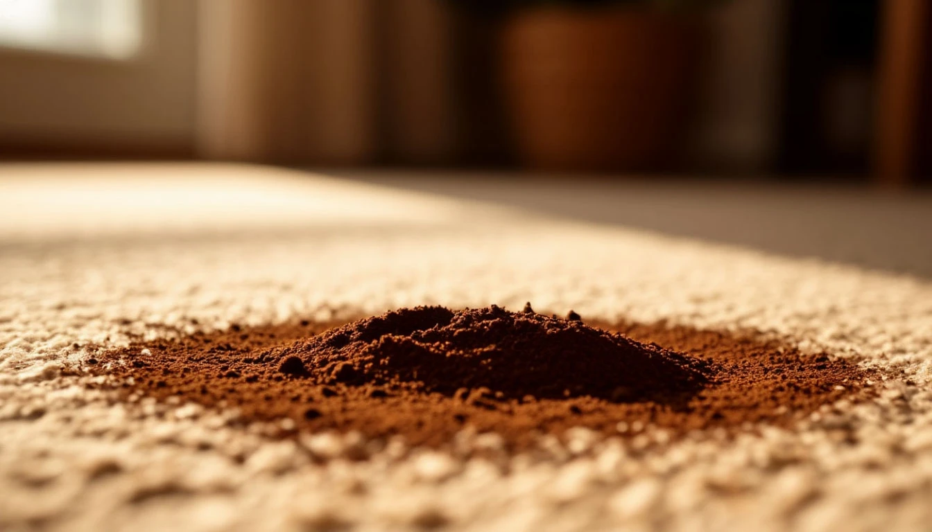 Kávová sedlina v koberci: proč ji šikovní hospodyni nechávají přes noc?