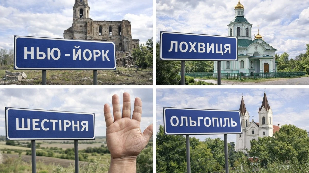 Ольгопіль, Шестірня, Талалаївка: дивовижні назви українських сіл, які ви могли не знати