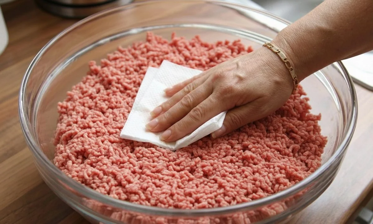 Prodejci mletého masa se potí, když vytáhnu tuto ubrousek: co zjistíte o svém mase