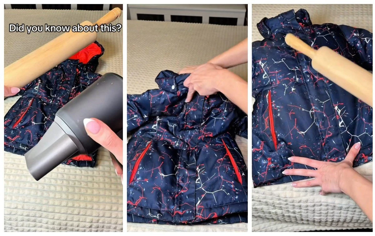 Po vyprání načechrejte péřovou bundu jedním trikem