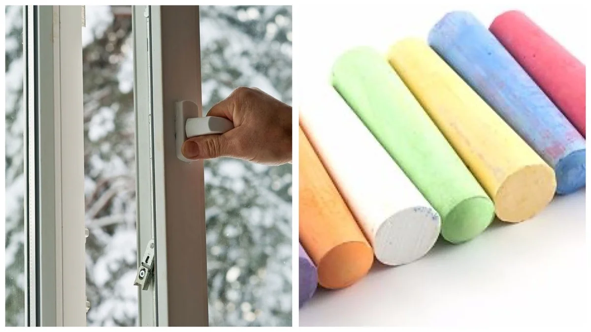 Proč se zkušené české hospodyňky dávají dva kousky křídy na parapet