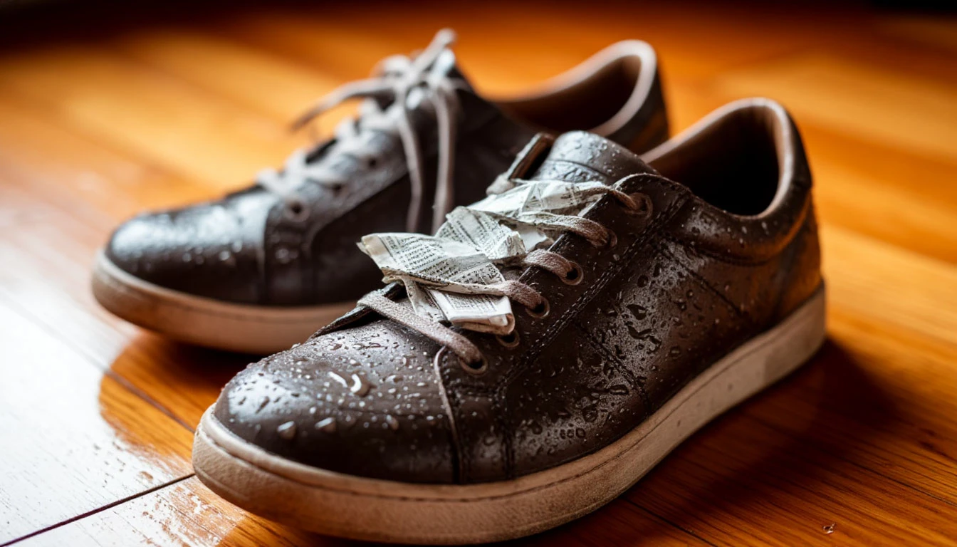 Zmačkaný novinový papír a mokré boty: proč to funguje lépe než sušička?