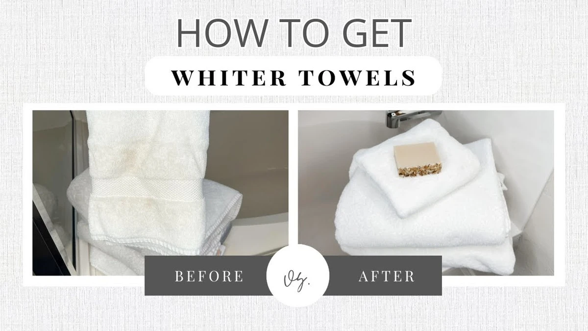 Замість хімічного чищення: замочіть рушники на ніч і дивіться, як вони знову стають білими - image 1