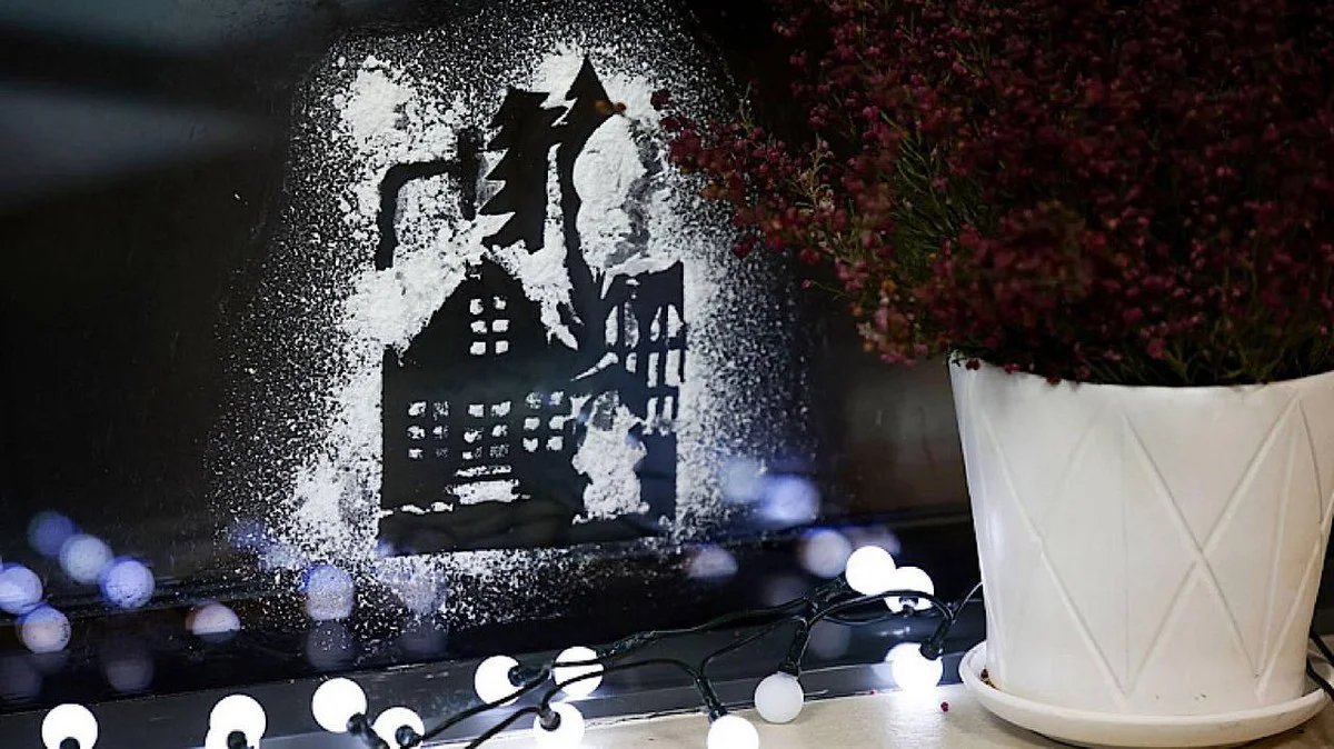 Tajemství sváteční výzdoby za 50 Kč: Jak levně proměnit okna v umělecké dílo, které si fotí i kolemjdoucí