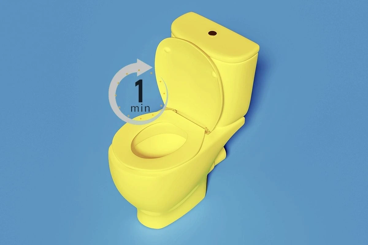 Proč je záchodové prkénko zažloutlé jako starý papír: 1 směs bez chemie - bělost zpět za 20 minut - image 1