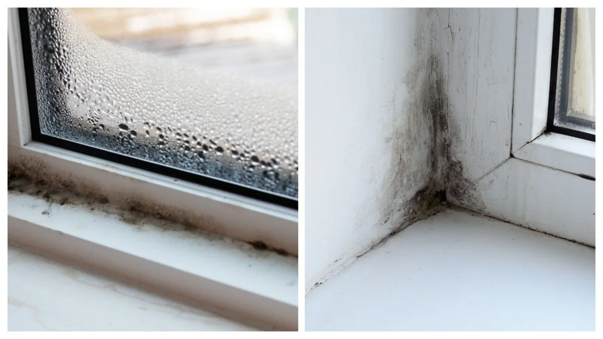 Jak se zbavit plísně na oknech: Trik s octem a prostředkem na nádobí