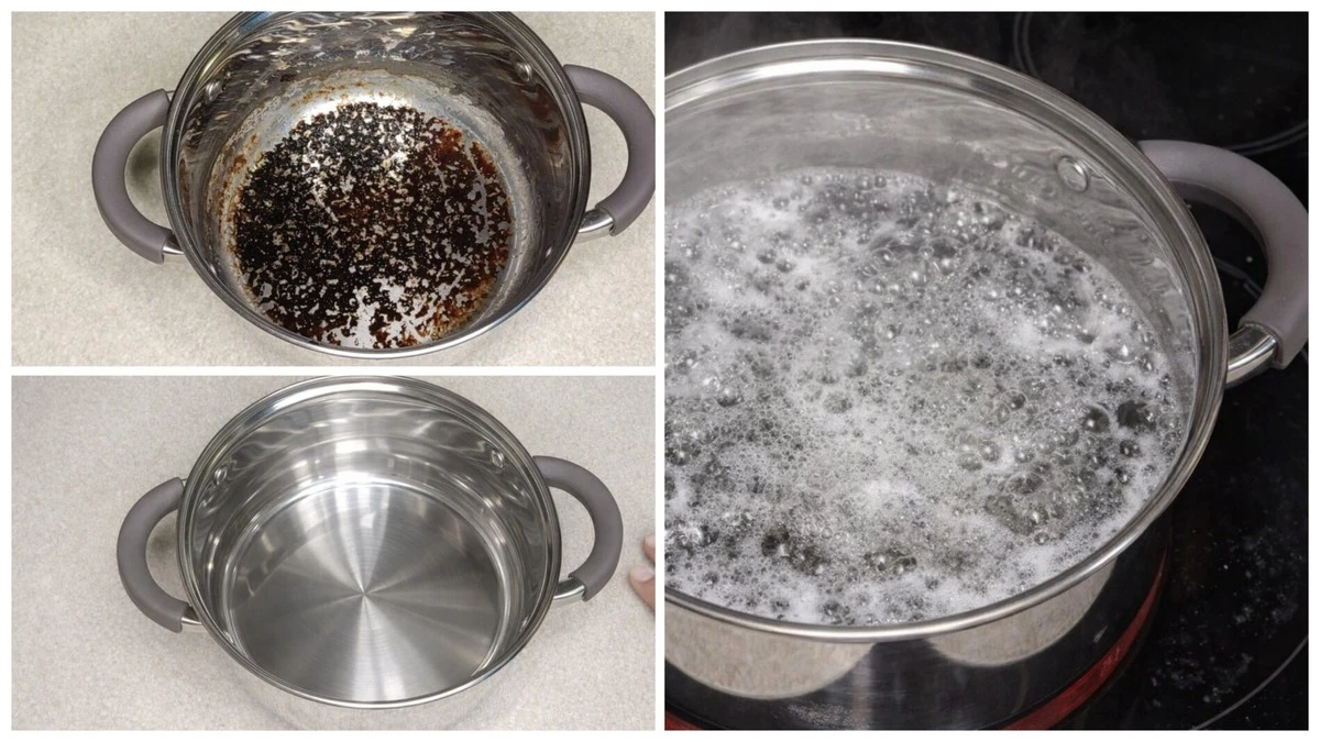 Připálený hrnec bez drhnutí: Jednoduchý trik s potravinovou sodou