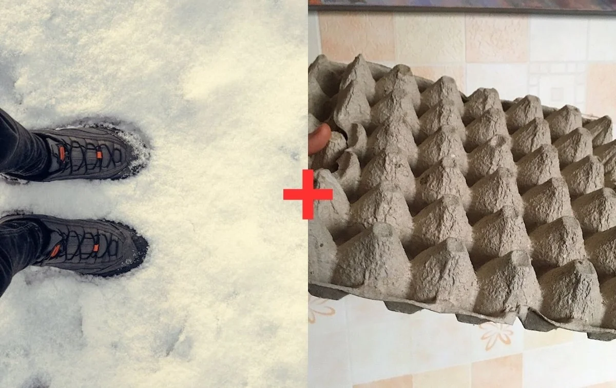 Neodhazujte plató od vajec: Jak mi zachrání promočené boty za jednu noc bez radiátoru