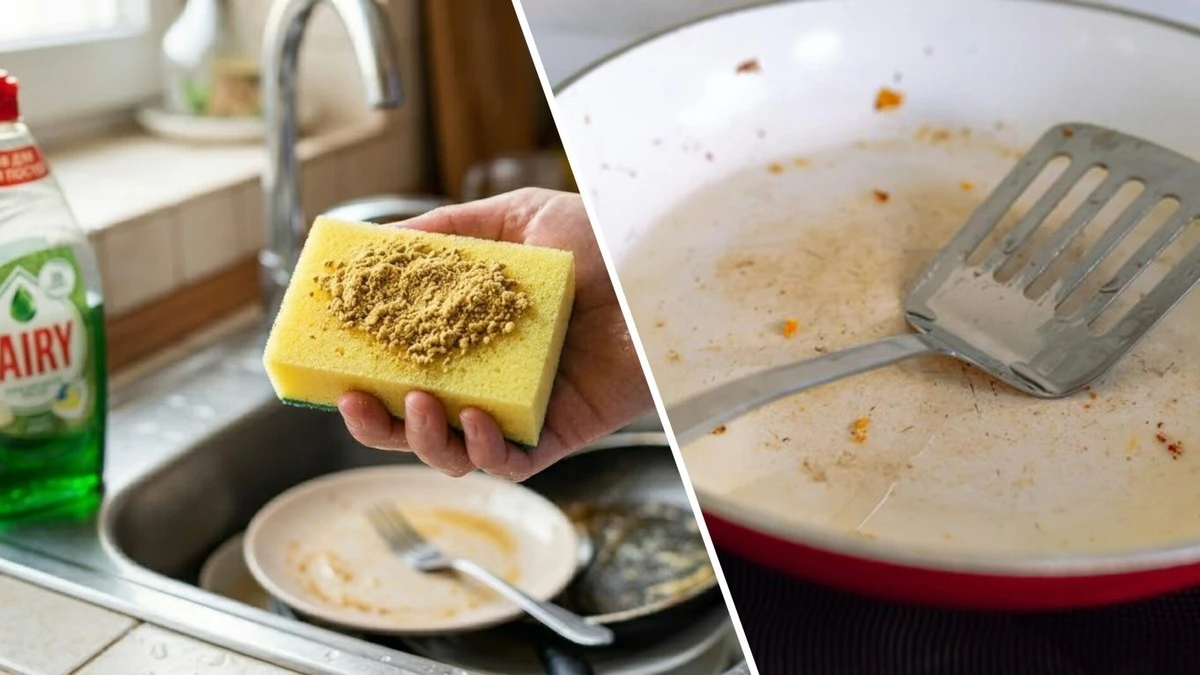 Zapomeňte na litry prostředku na nádobí: Jediný produkt vyčistí i pánev plnou oleje