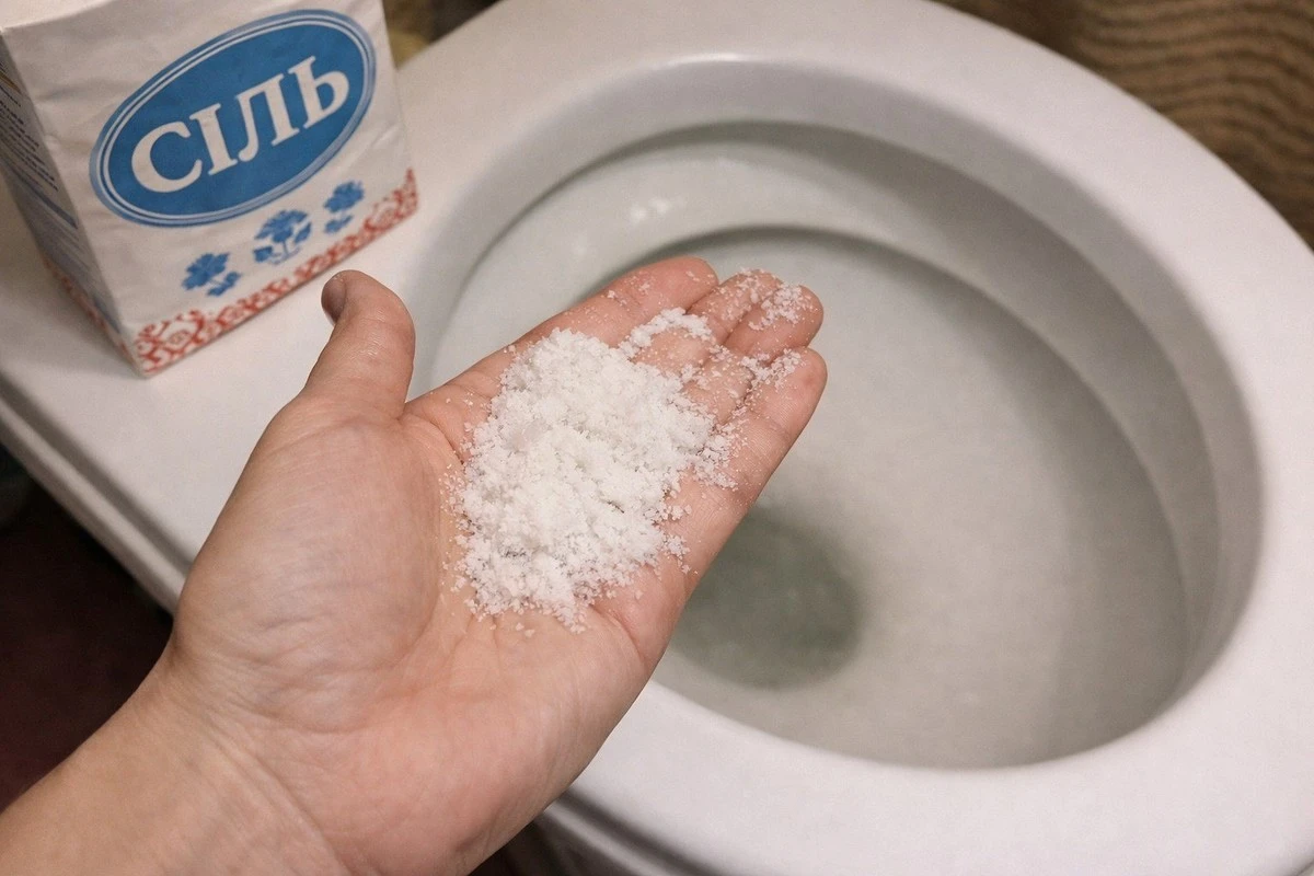 Babička Galya pošeptala své tajemství: Proč sypat sůl do záchodu? Výsledek mě dostal do "kolen"!