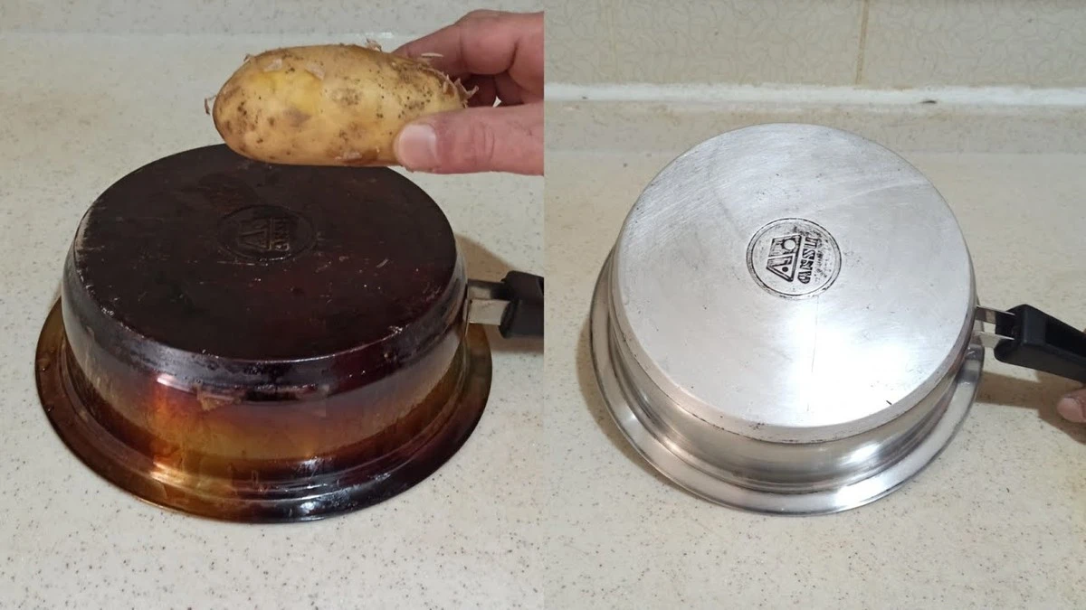 Proč vaše stará kameninová pánev září jako nová: Lžíce věci, kterou má každý doma, odstranila připáleniny, zatímco vy jste si ráno dopřávali kávu.