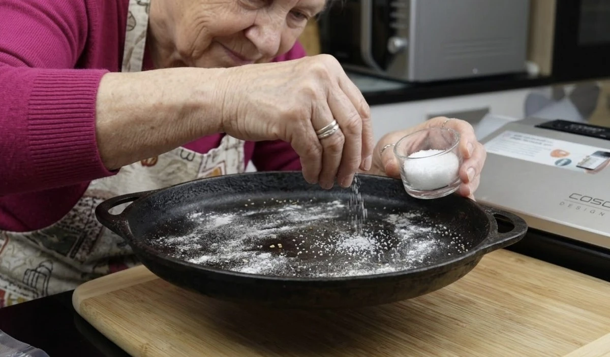 Proč zkušené hospodyně sypou sůl na plech před pečením