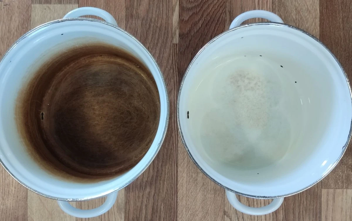 Pasta ze 3 surovin: Sledujte, jak vaše hrnce září jako nové za 10 minut