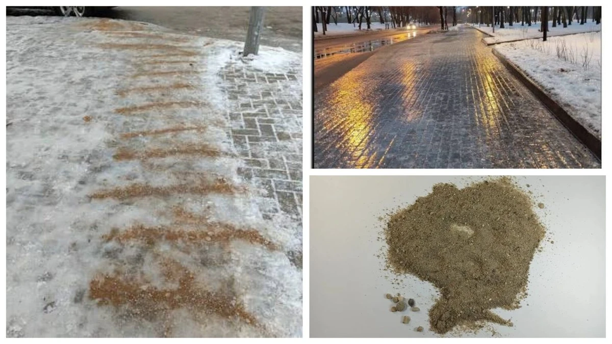 Směs písku a soli: tajná zbraň proti náledí, která funguje i po mrazivé noci