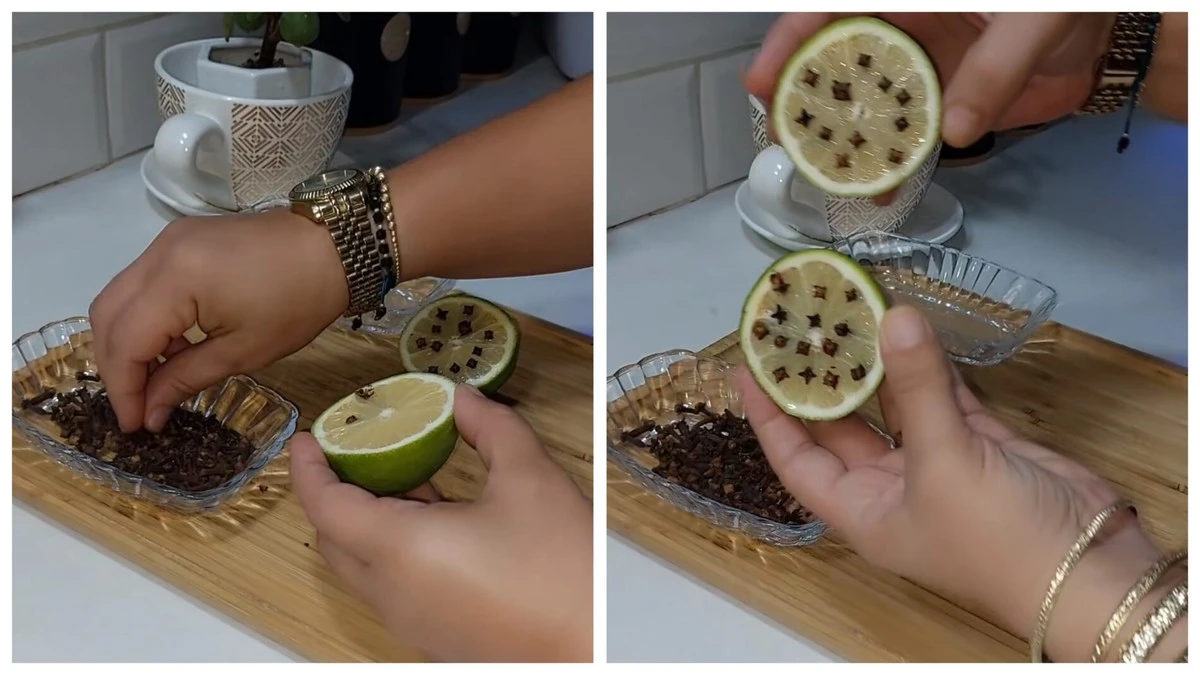 10 hřebíčků v citronu: trik pro provonění domova