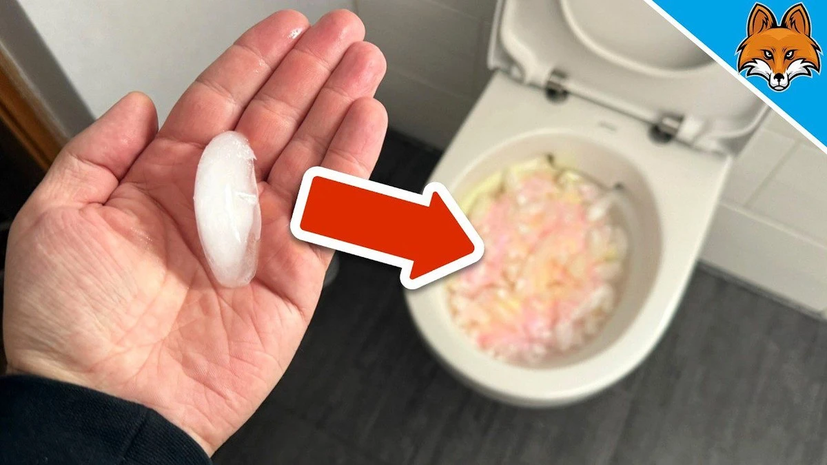 Ledové kouzlo pro zářivě čistou toaletu