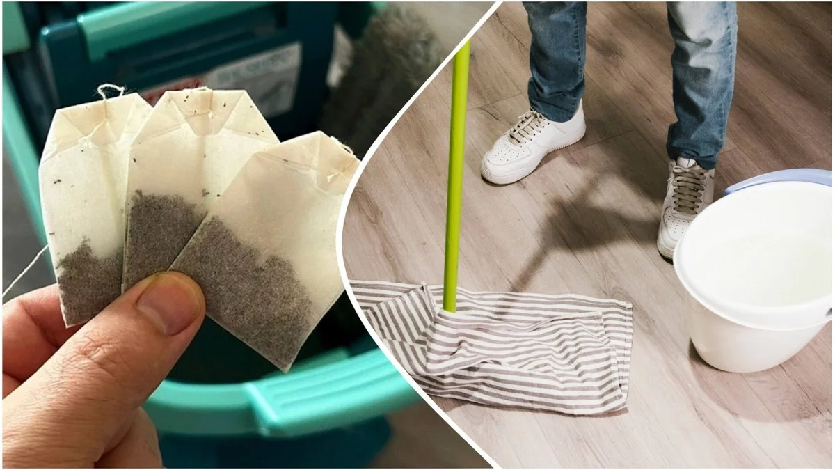 Proč zkušení uklízečky dávají do kýble sáček černého čaje