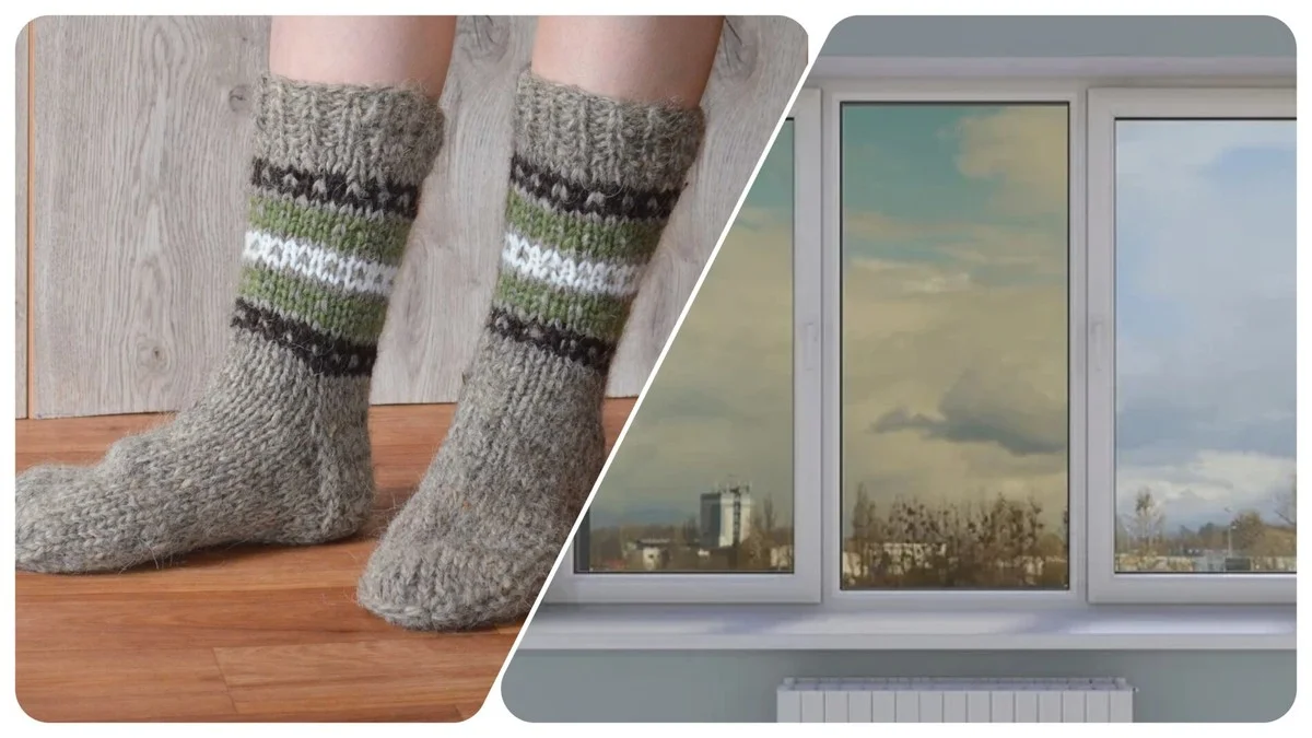 Pět párů starých vlněných ponožek: Proč je zkušení Češi dávají na parapet hned, jak začne chladné počasí