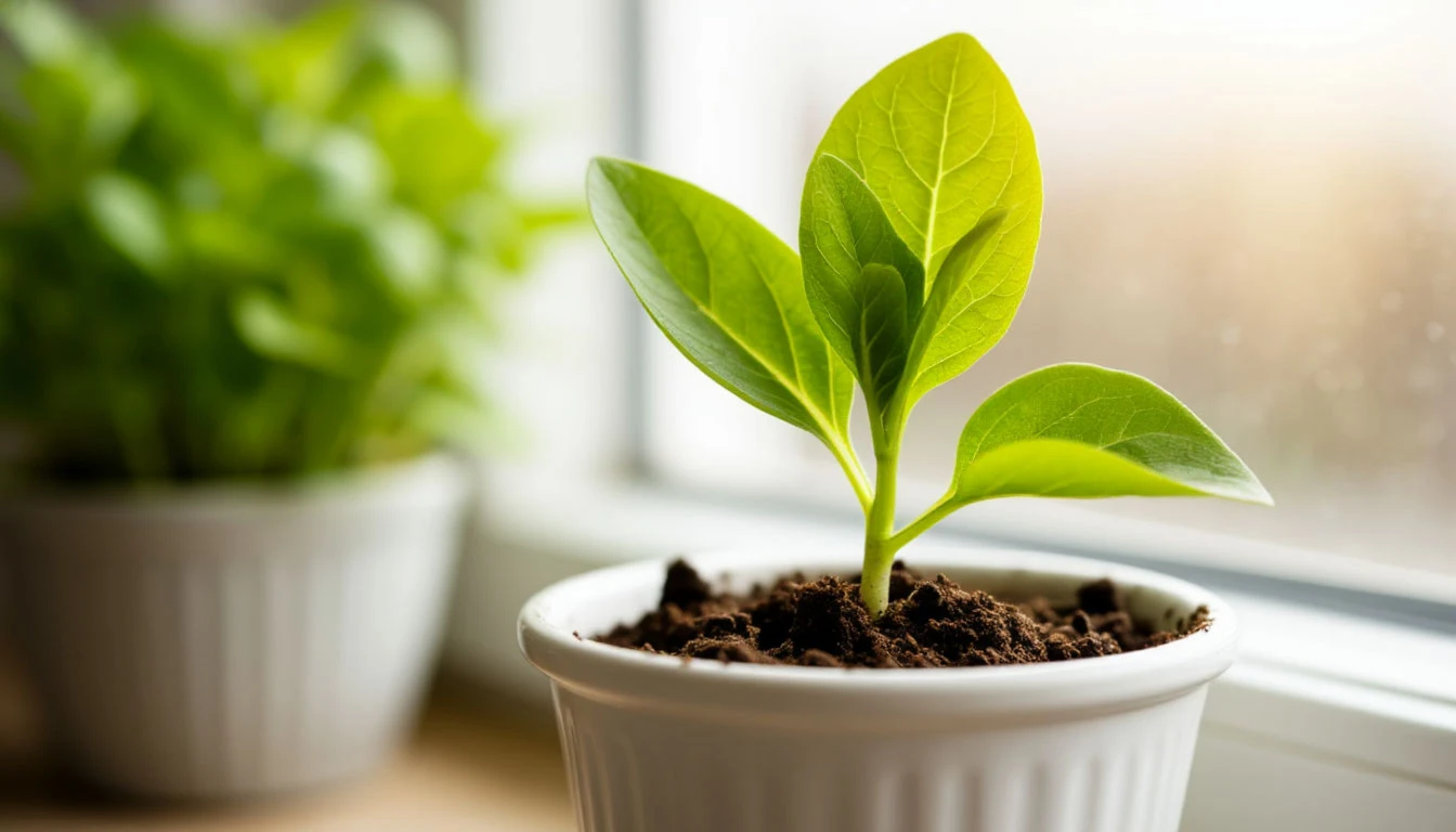 Žlutá plastová nádoba od jogurtu jako pařeniště – geniální jarní hack za 0 Kč