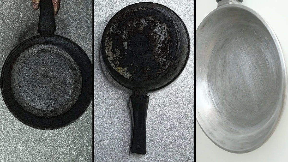 Jedna lžička na 10letou pánev pro čistotu jako z obchodu: bez drhnutí a za 10 minut