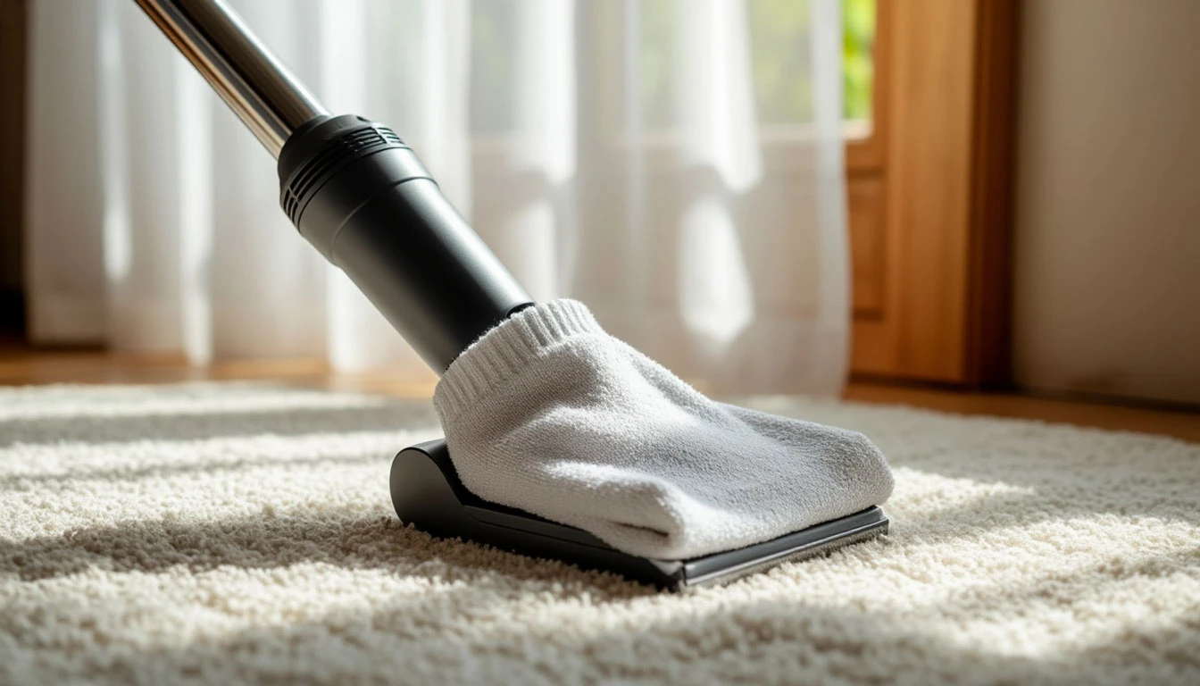 Staré ponožky na vysavači? Tato metoda čistí záclony za zlomek ceny čistírny