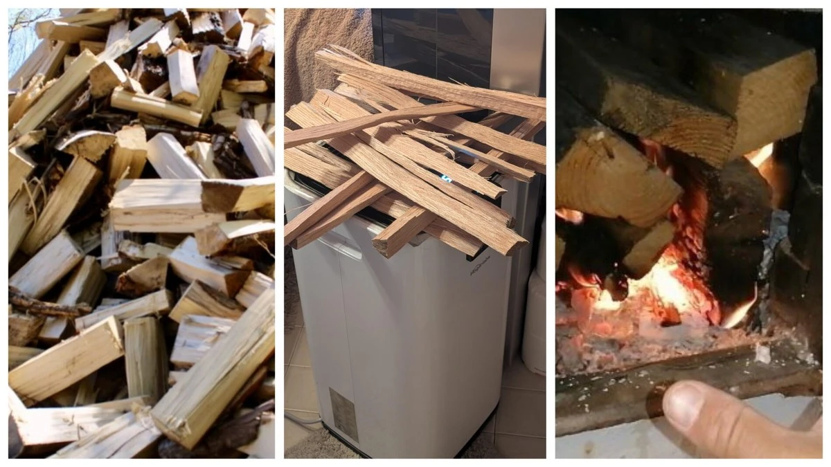 Jak rychle vysušit dřevo: vesnický trik pro více tepla