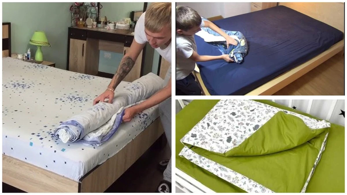 Jak obléct peřinu do povlaku pod minutu – zvládnete to sami!