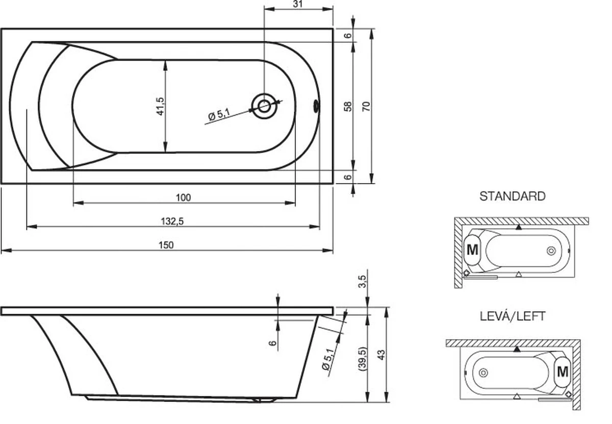 Jak vybrat správnou velikost vany: 5 tipů pro vaši koupelnu - image 1