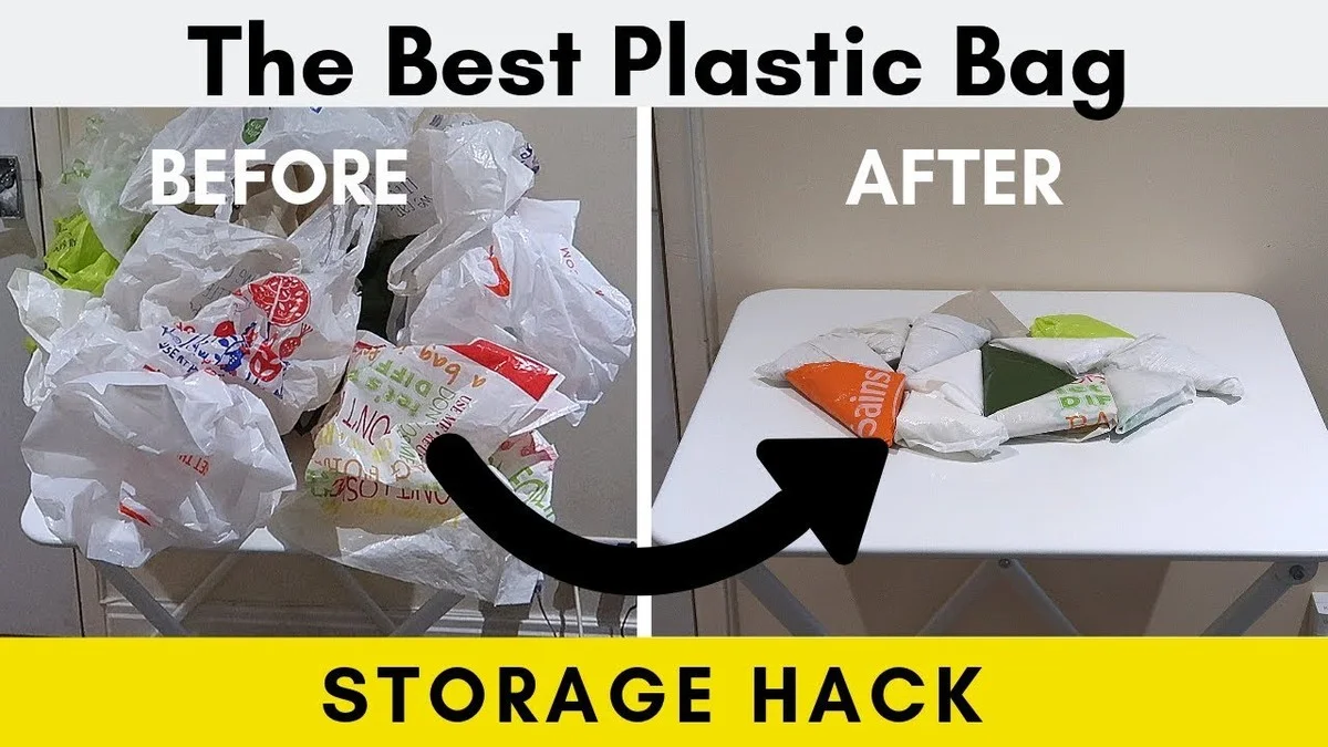 5 chytrých způsobů, jak skladovat plastové tašky, které skutečně znovu využijete - image 1