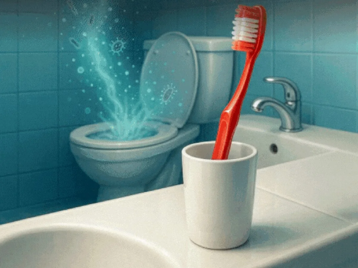 Chyba, kterou dělá 9 z 10 Čechů: Proč byste kartáček nikdy neměli nechávat na umyvadle - image 1