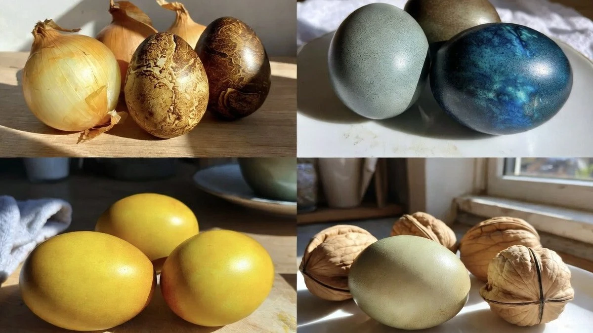 4 přírodní barvy na velikonoční vejce: cibule, ibišek, kurkuma, ořech – co je nejlepší?